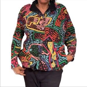 VINTAGE KEN DONE Art To Wear Jacket L